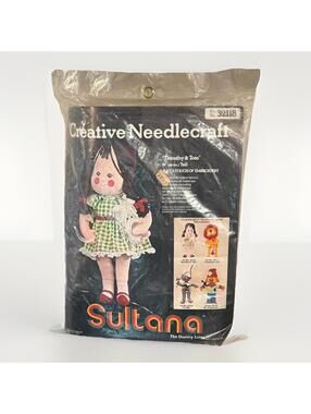 VTG SULTANA Creative Needlecraft Kit 32118 Dorothy & Toto Wizard Of Oz  NOS